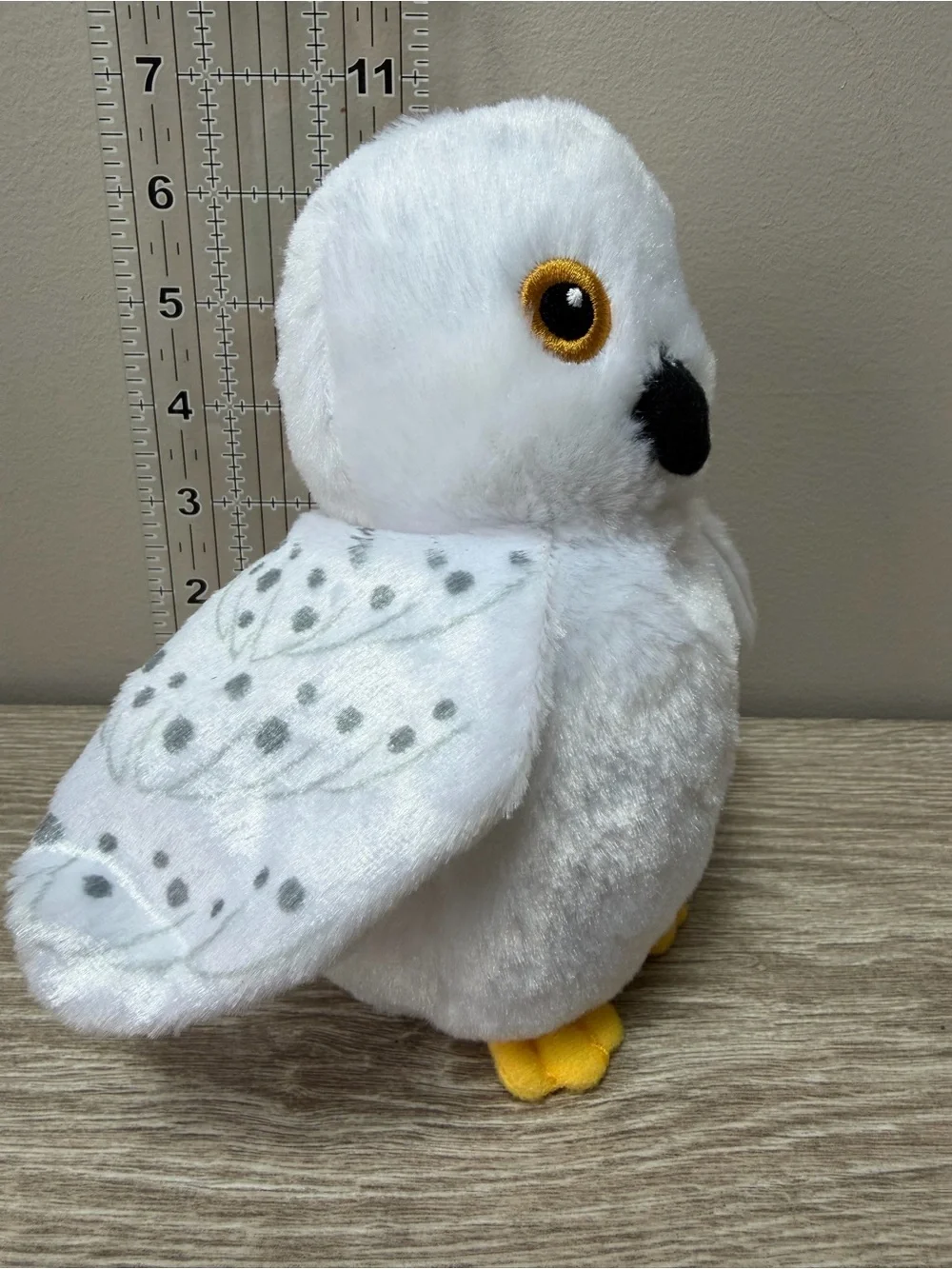 Wizarding World Harry Potter HEDWIG Snow Owl Plush 7'' Stuffed Animal NWT